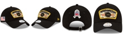New Era Women's Black Washington Football Team 2021 Salute To Service 9TWENTY Adjustable Hat